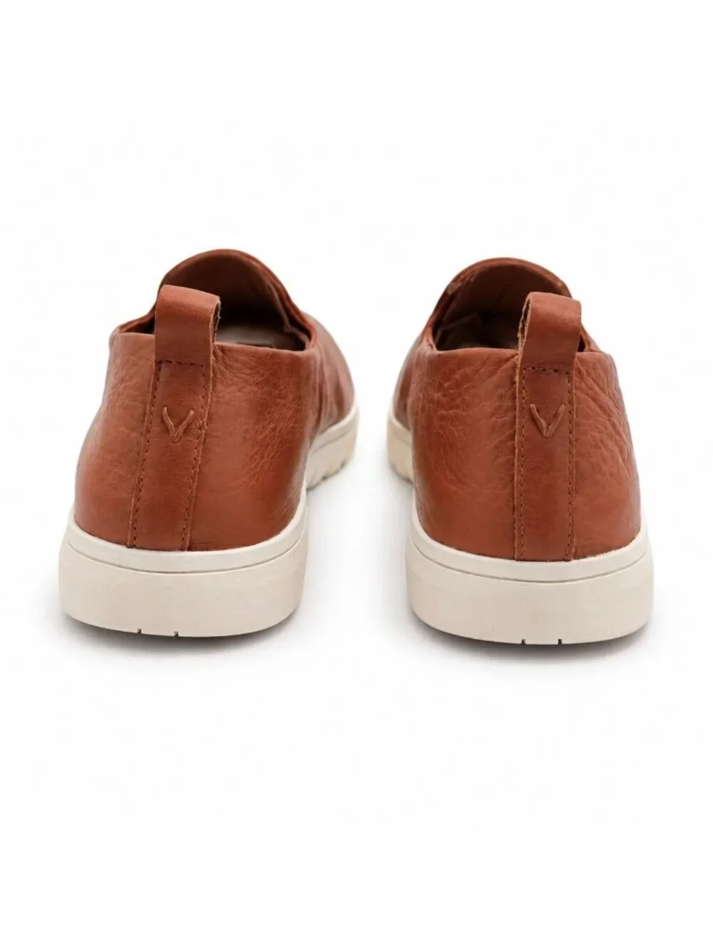 Vionic Uptown Willa Supportive Sneaker Tan Leather Slip On Women 12 Loafer